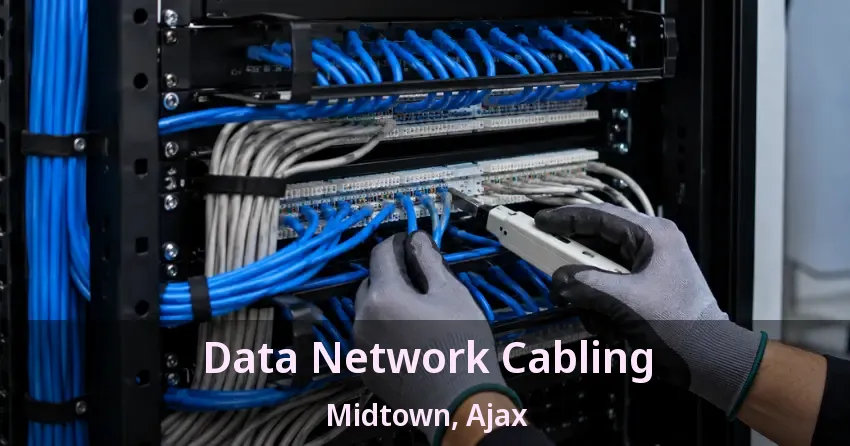 Data Network Cabling Midtown, Ajax - ON