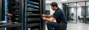 Network Rack Installation Ajax
